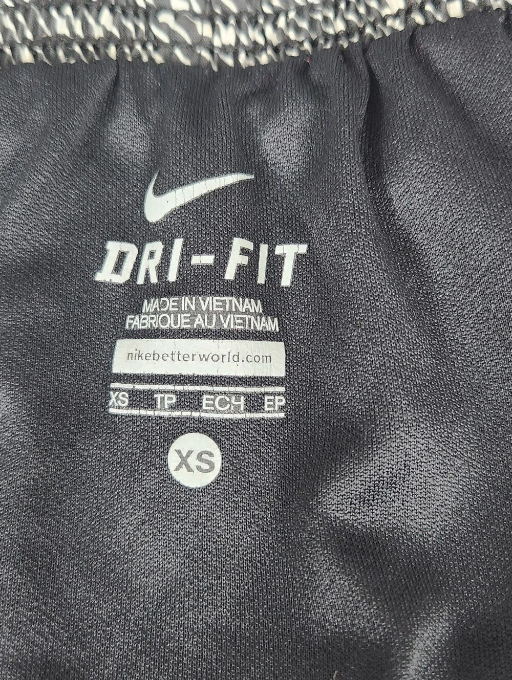 Nike Womens XS Running Shorts Gray White Vented 3